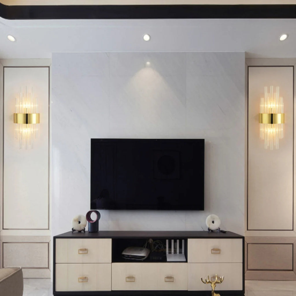 Crystal Tube Modern Wall Lamp