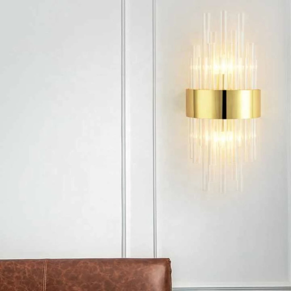 Crystal Tube Modern Wall Lamp