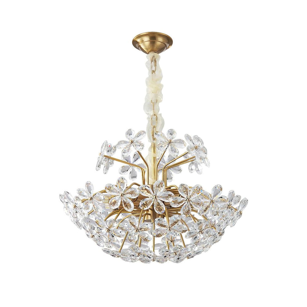 Crystal Flower Chandelier