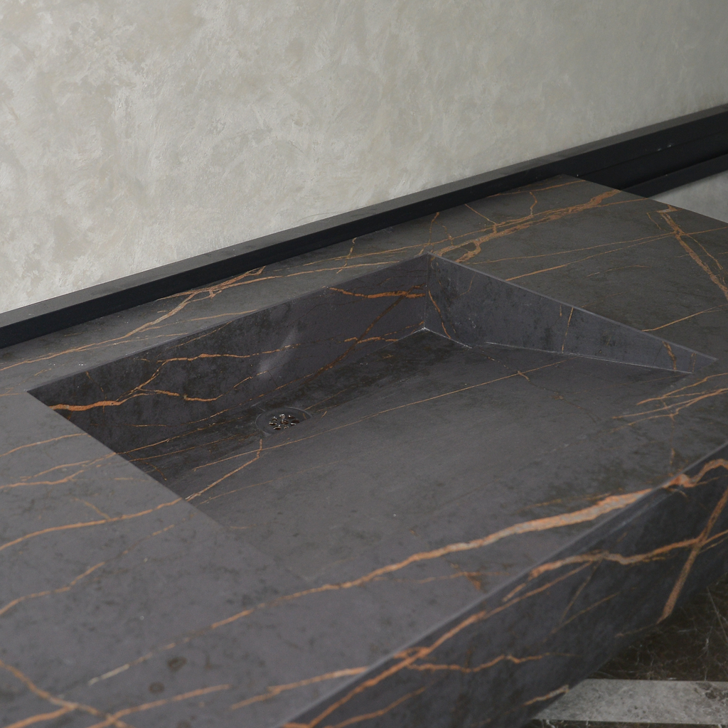 Engineered Porcelain Kitchen Sink - Laurent Handcrafted Design