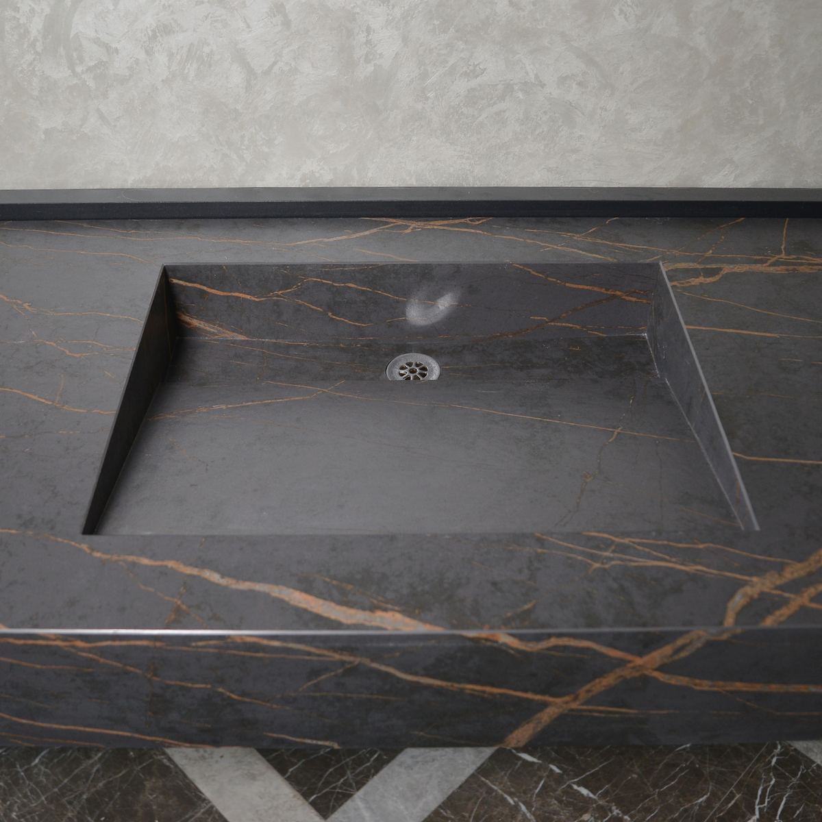 Engineered Porcelain Kitchen Sink - Laurent Handcrafted Design