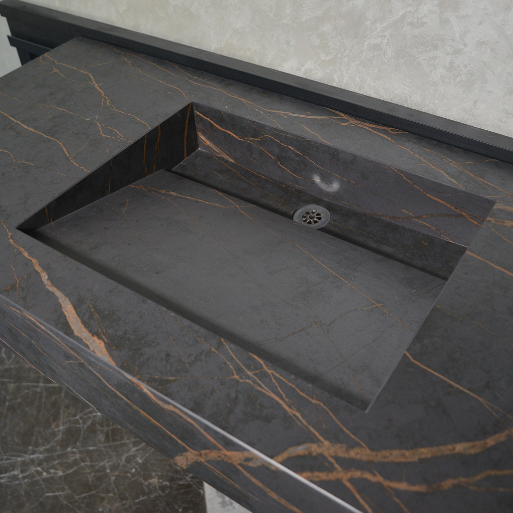 Engineered Porcelain Kitchen Sink - Laurent Handcrafted Design