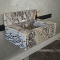 Calacatta Viola Premium Natural Marble Sink - Custom Handcrafted