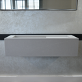 Talia Grey Quartz Handcrafted Kitchen and Bathroom Sink Contemporary Modern Design