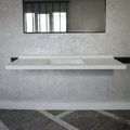 Handcrafted Non-Porous Quartz Kitchen Sink with Seamless Surface