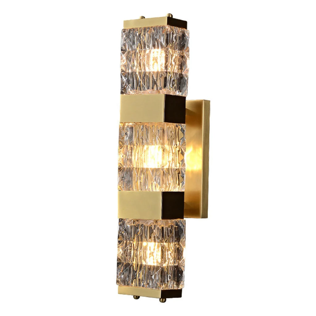 Dacio Golden Luxury Crystal Wall Lamp