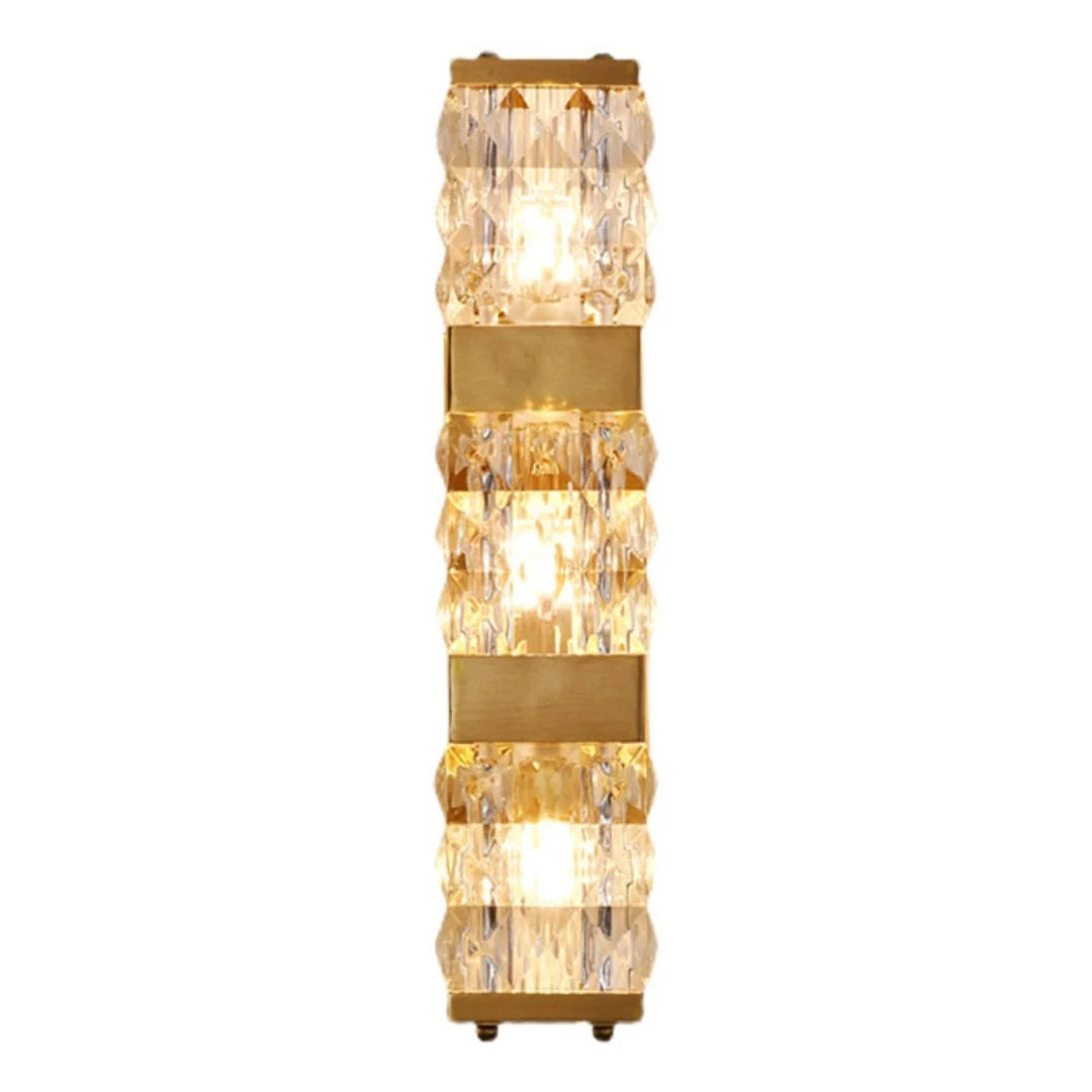 Dacio Golden Luxury Crystal Wall Lamp