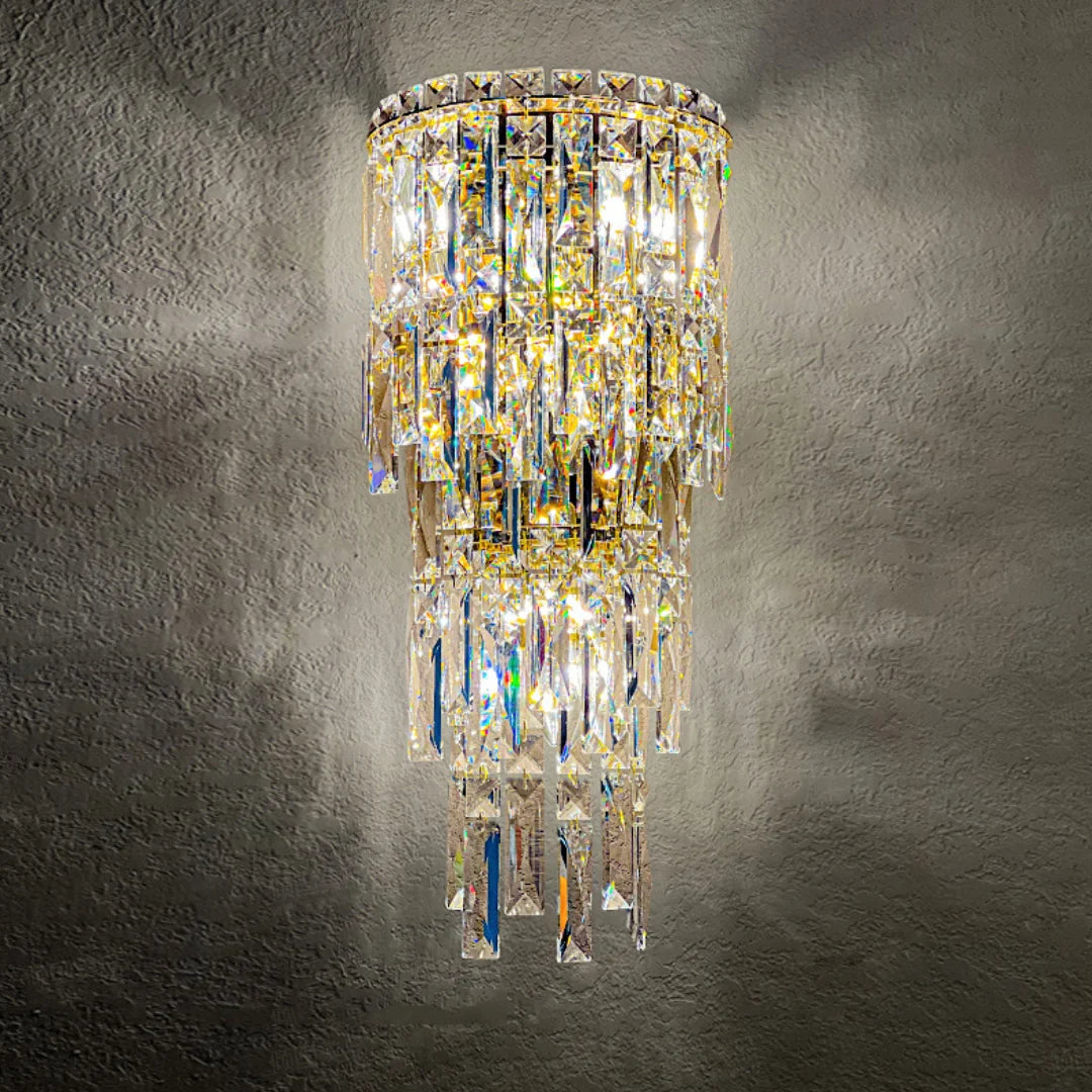 Crystal Rainfall Cyra Wall Lamp