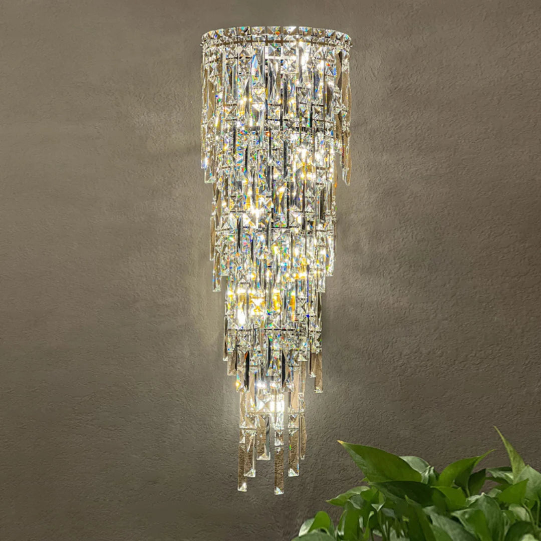Crystal Rainfall Cyra Wall Lamp
