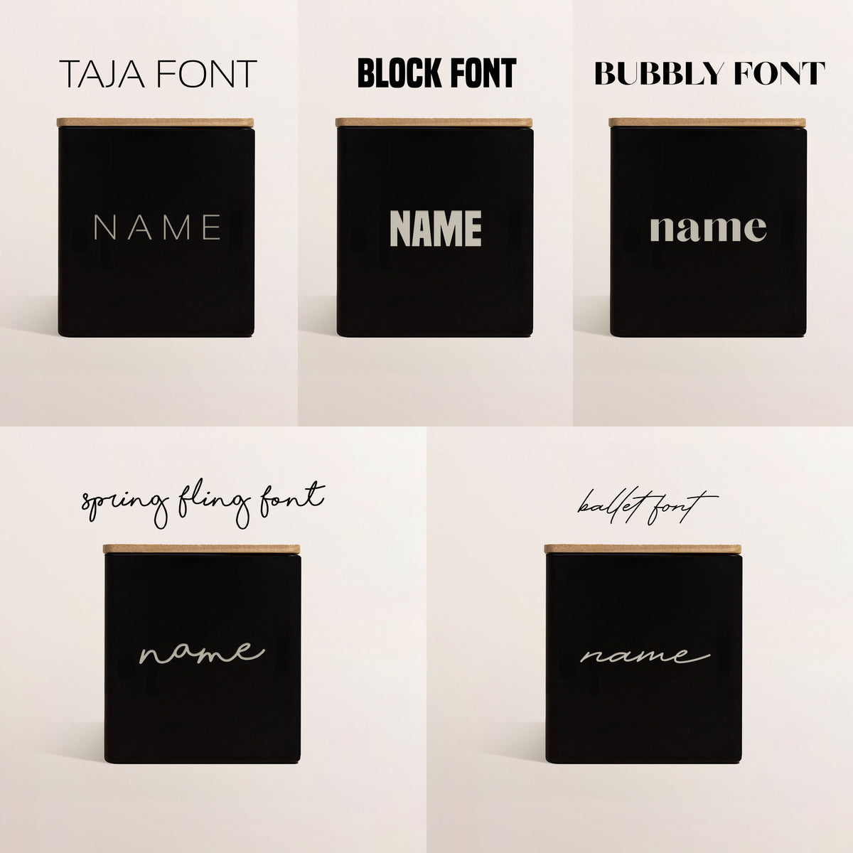 ENGRAVE YOUR NAME CANDLE