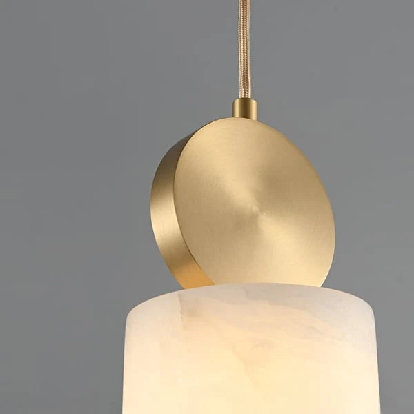 Etruscan Alabaster Pendant Light