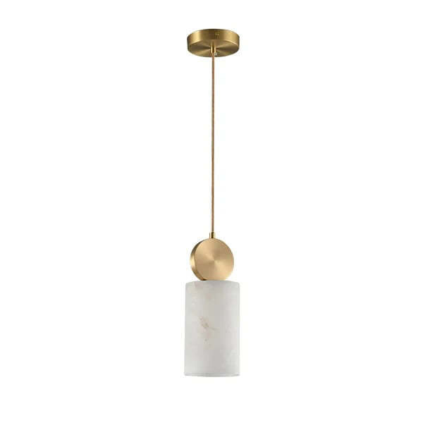 Etruscan Alabaster Pendant Light