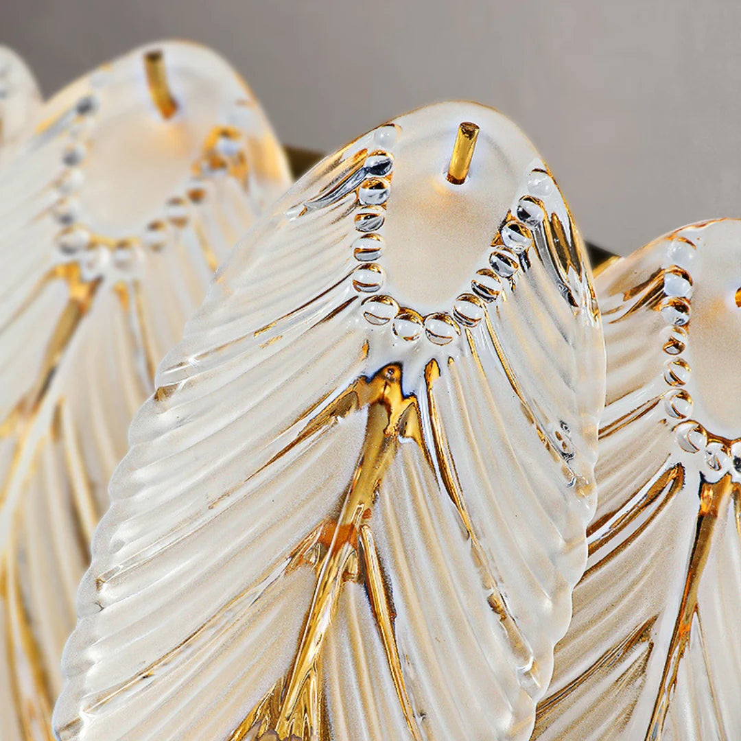Feather Crystal Wall Lamp