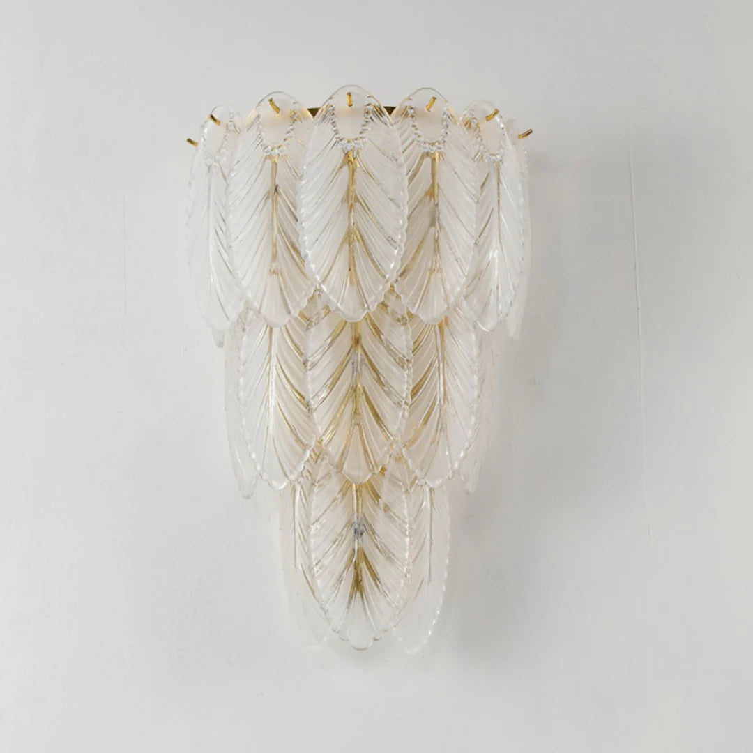 Feather Crystal Wall Lamp