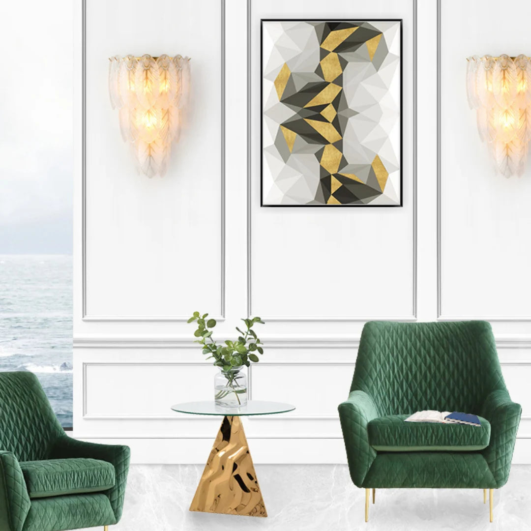 Feather Crystal Wall Lamp