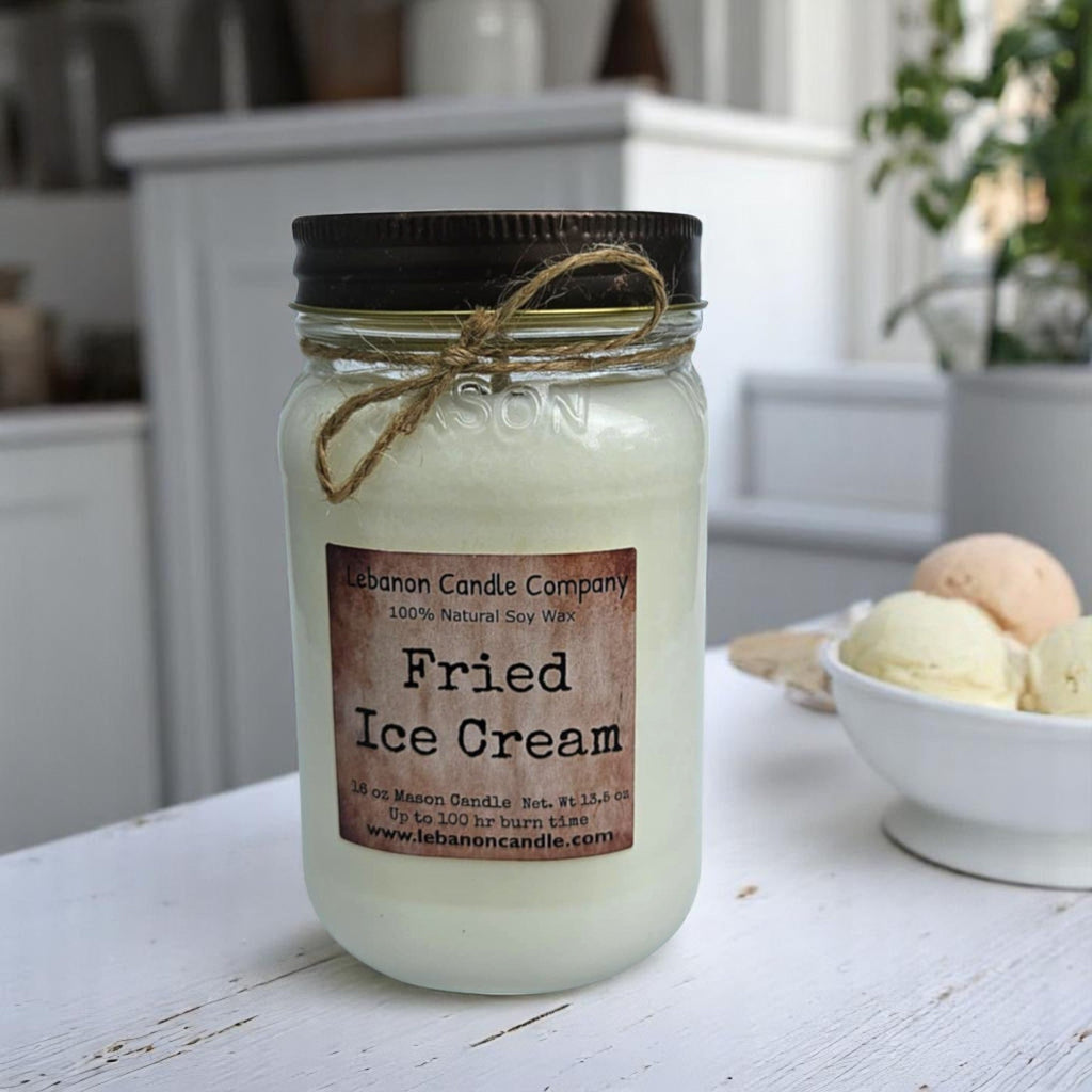 Fried Ice Cream Candle