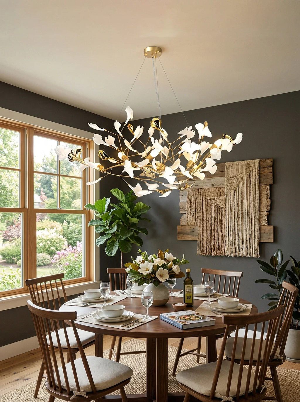Gingko Ceramic Chandelier S