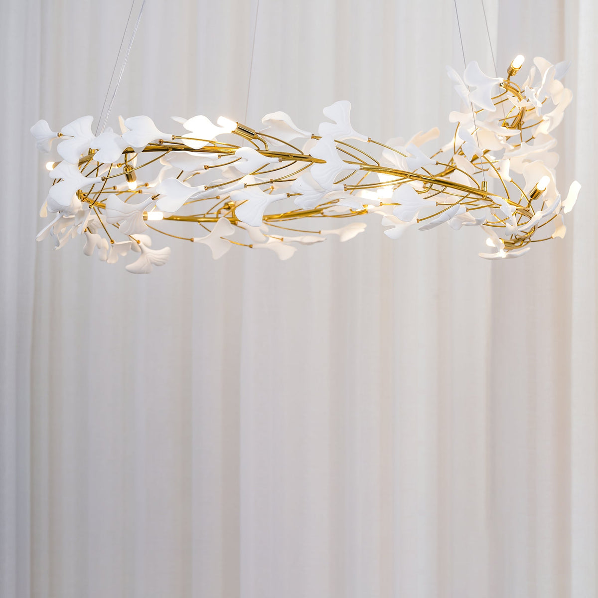 Gingko Ceramic Chandelier U