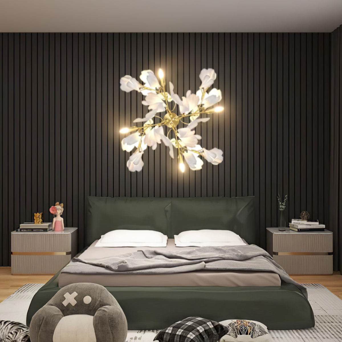Gingko Flowers Wall Lamp