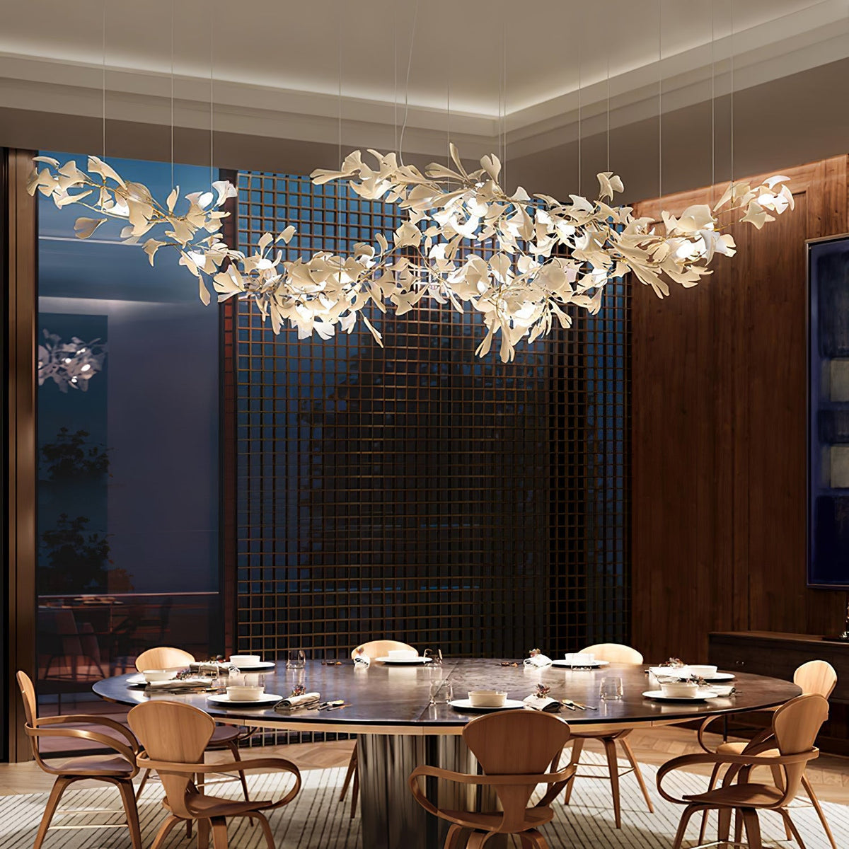 Gingko Ceramic Chandelier K