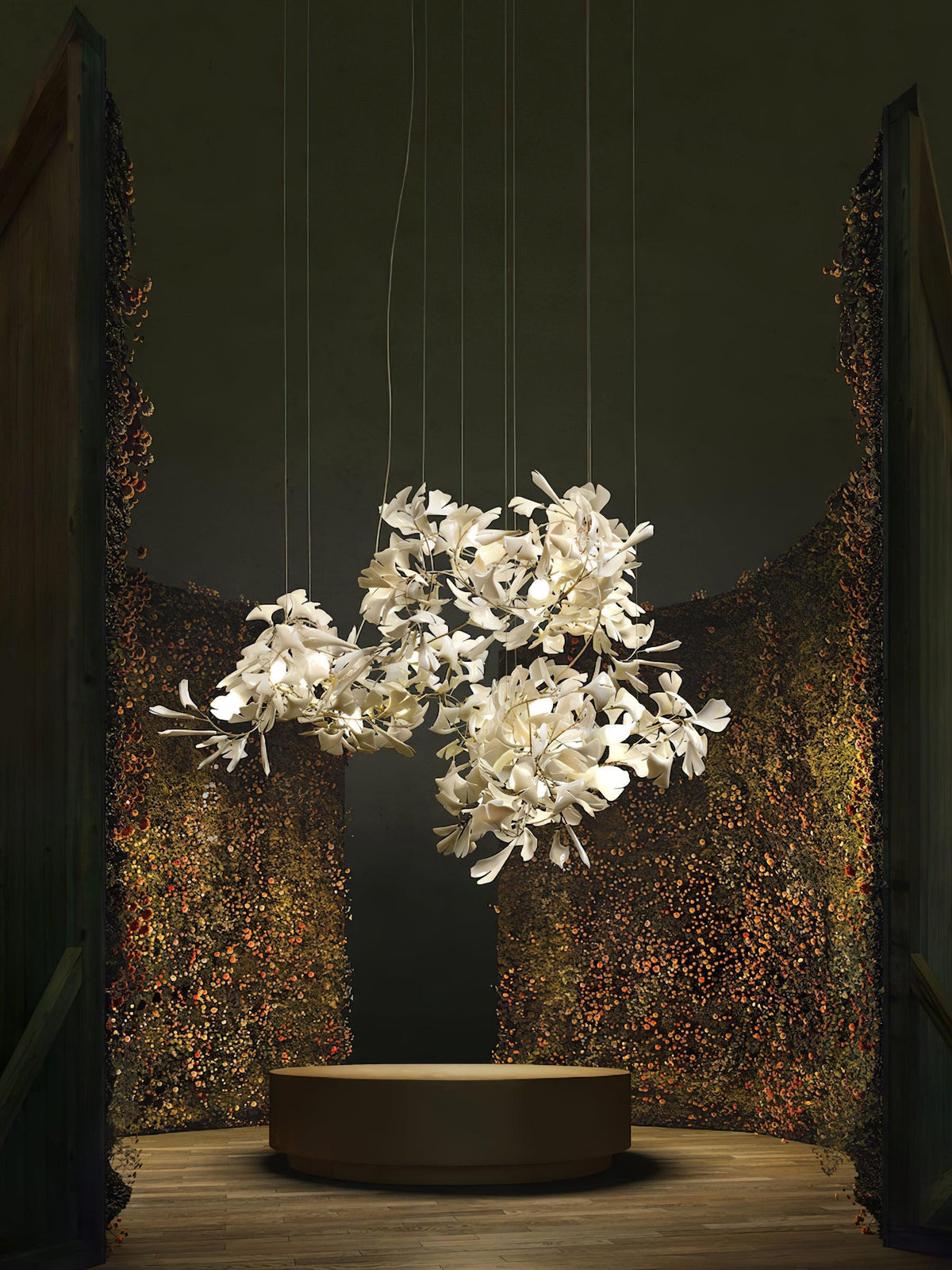 Gingko Ceramic Chandelier F