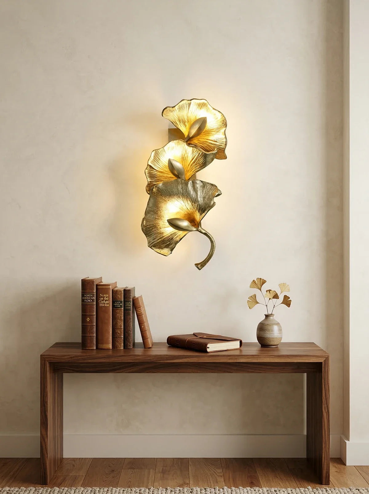 Ginkgo Leaf Wall Lamp