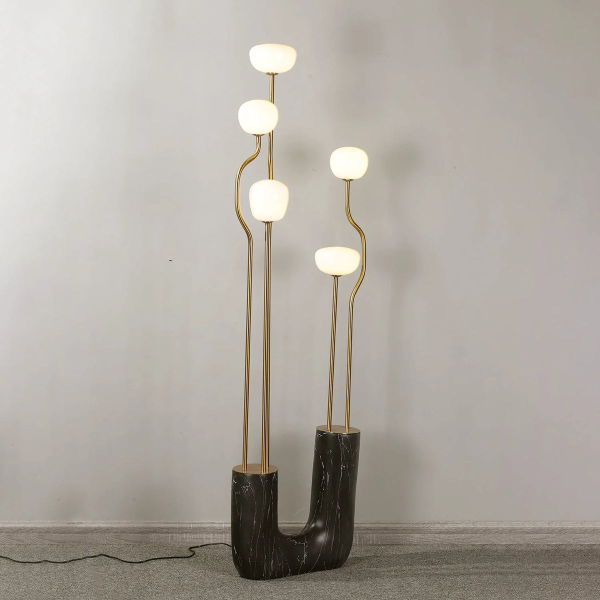 Glass Artistic Aria Bloom Floor Lamp