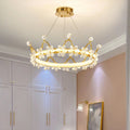 Golden Crown Garland Crystal Chandelier