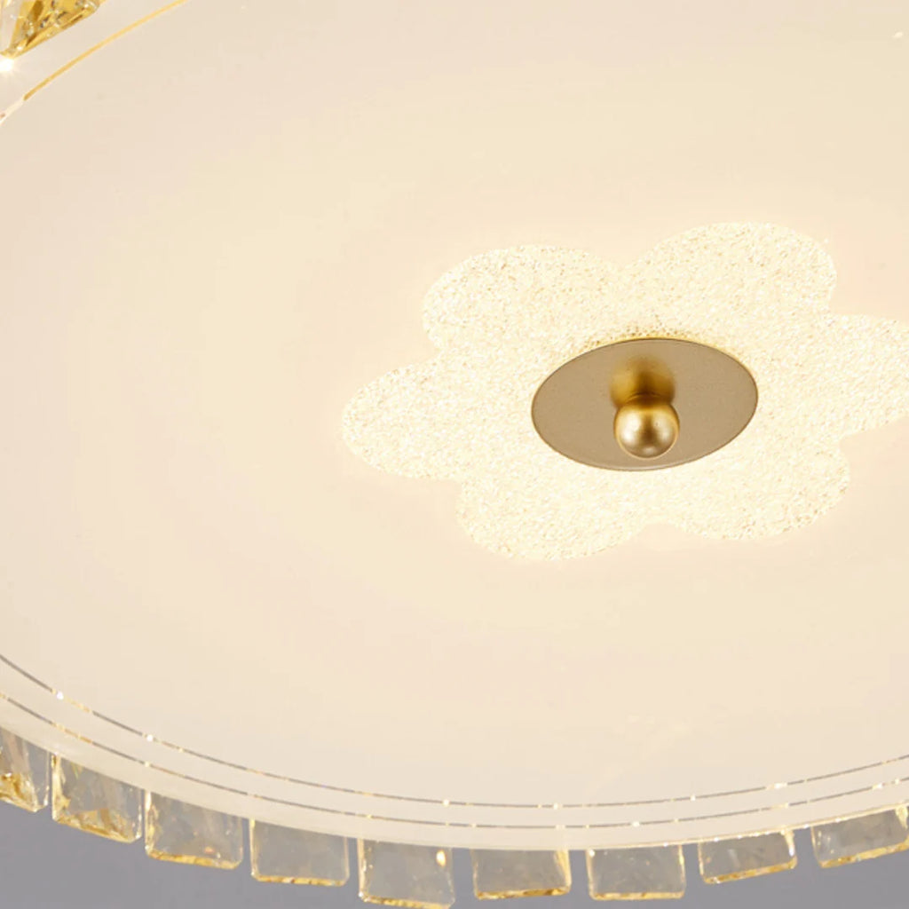 Golden Crystal Ceiling Lamp