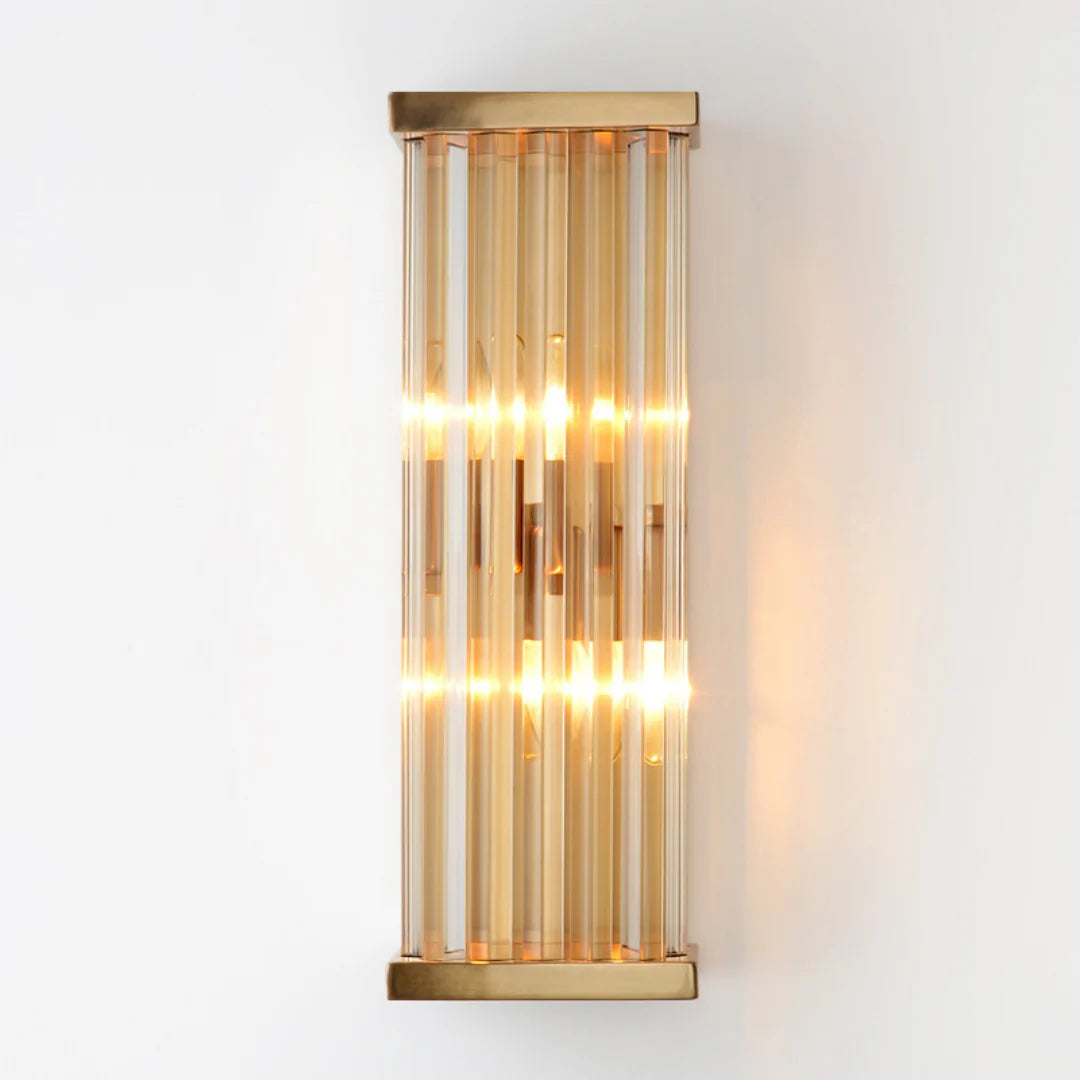 Golden Crystal Wall Lamp