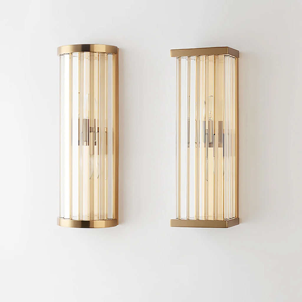 Golden Crystal Wall Lamp