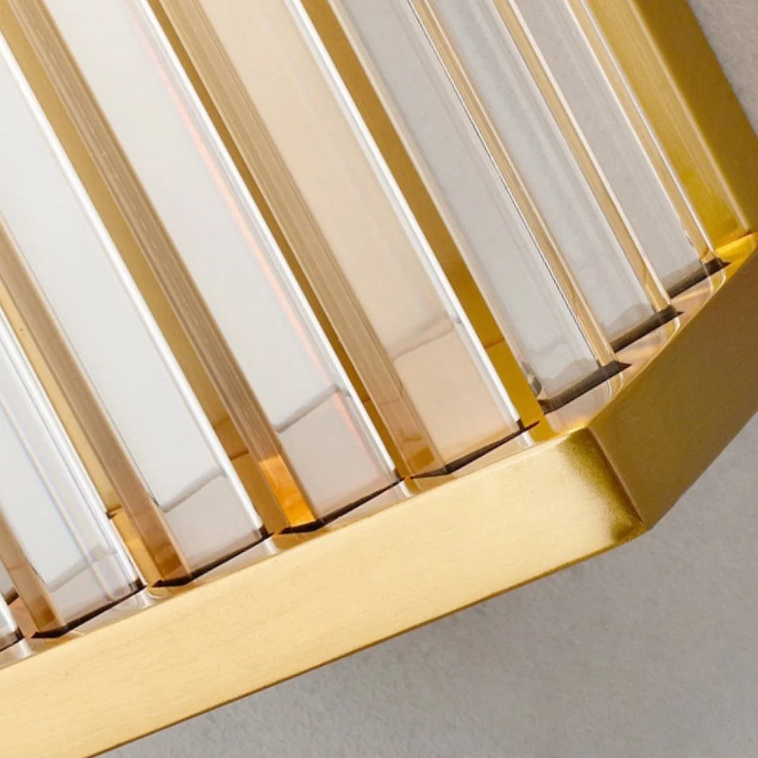 Golden Crystal Wall Lamp