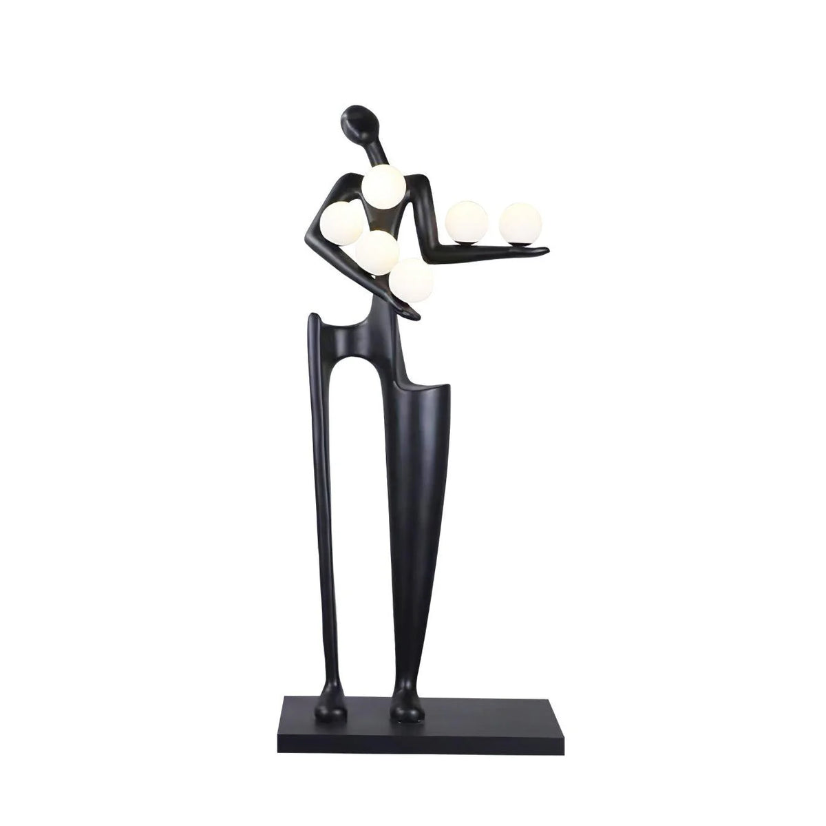 Greeter Sculpture Figure Floor Lamp
