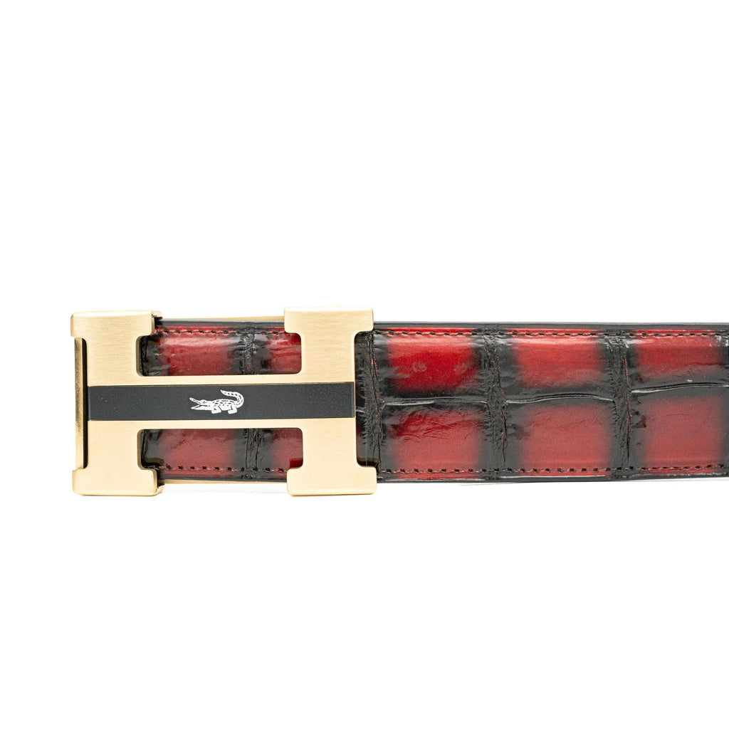 Handcrafted Alligator Leather Belts DVG101