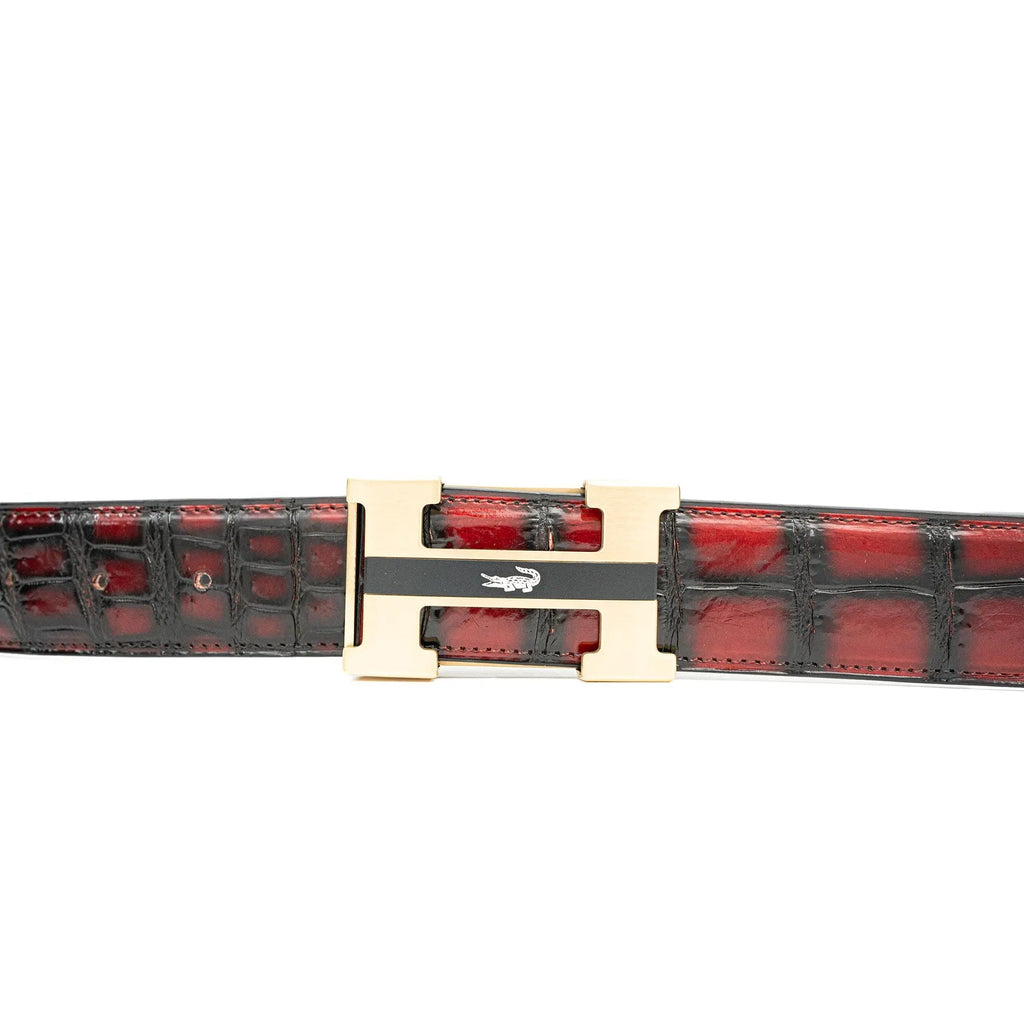 Handcrafted Alligator Leather Belts DVG101