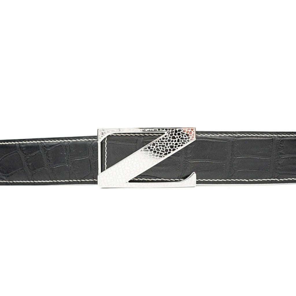 Handcrafted Alligator Leather Belts DVG128