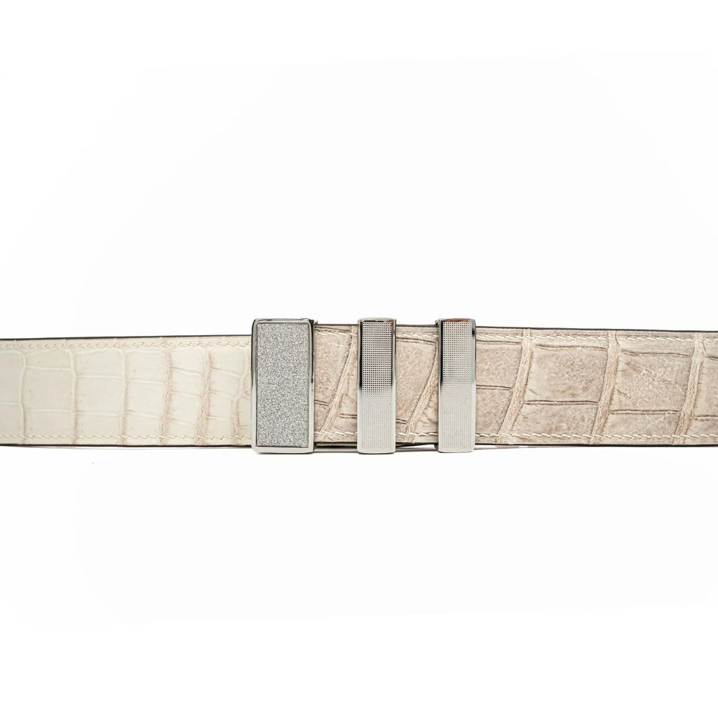 Handcrafted Alligator Leather Belts DVG37