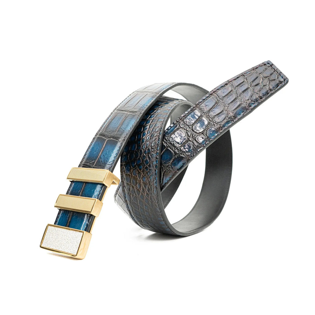 Handcrafted Alligator Leather Belts DVG52