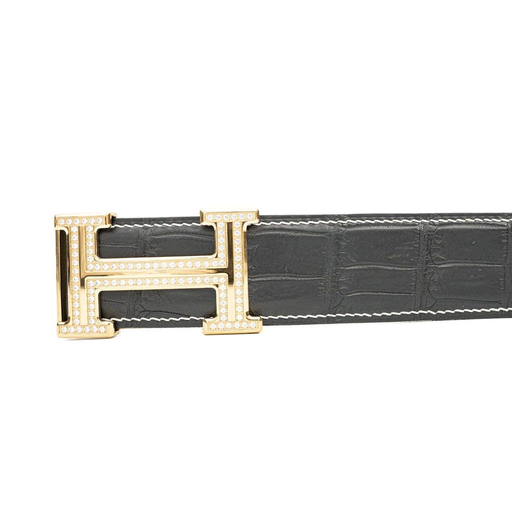 Handcrafted Alligator Leather Belts DVG59