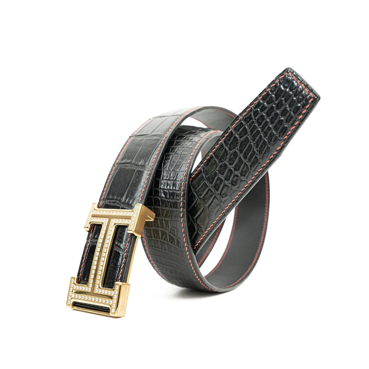 Handcrafted Alligator Leather Belts DVG80