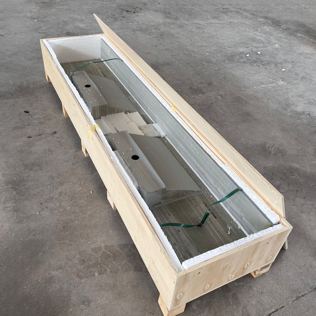 Engineered Stone Sink Handcrafted Infinity Travertino Grey Italian Artisan Spa Style