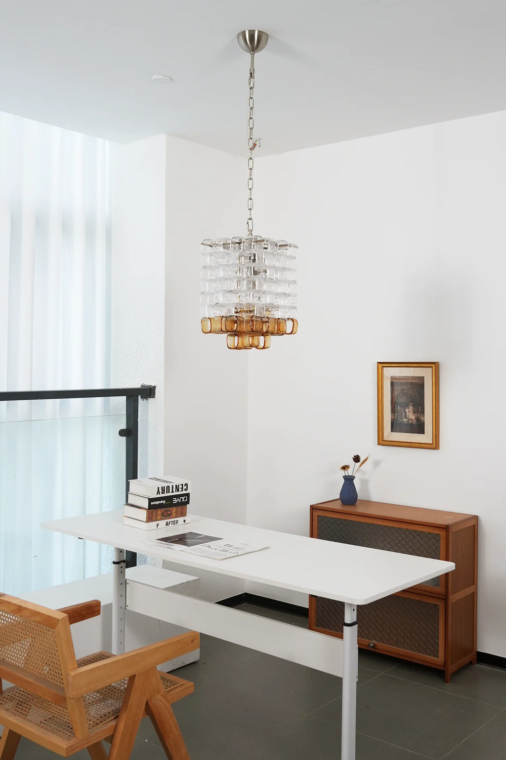 Solene Interlocking Glass Chandelier