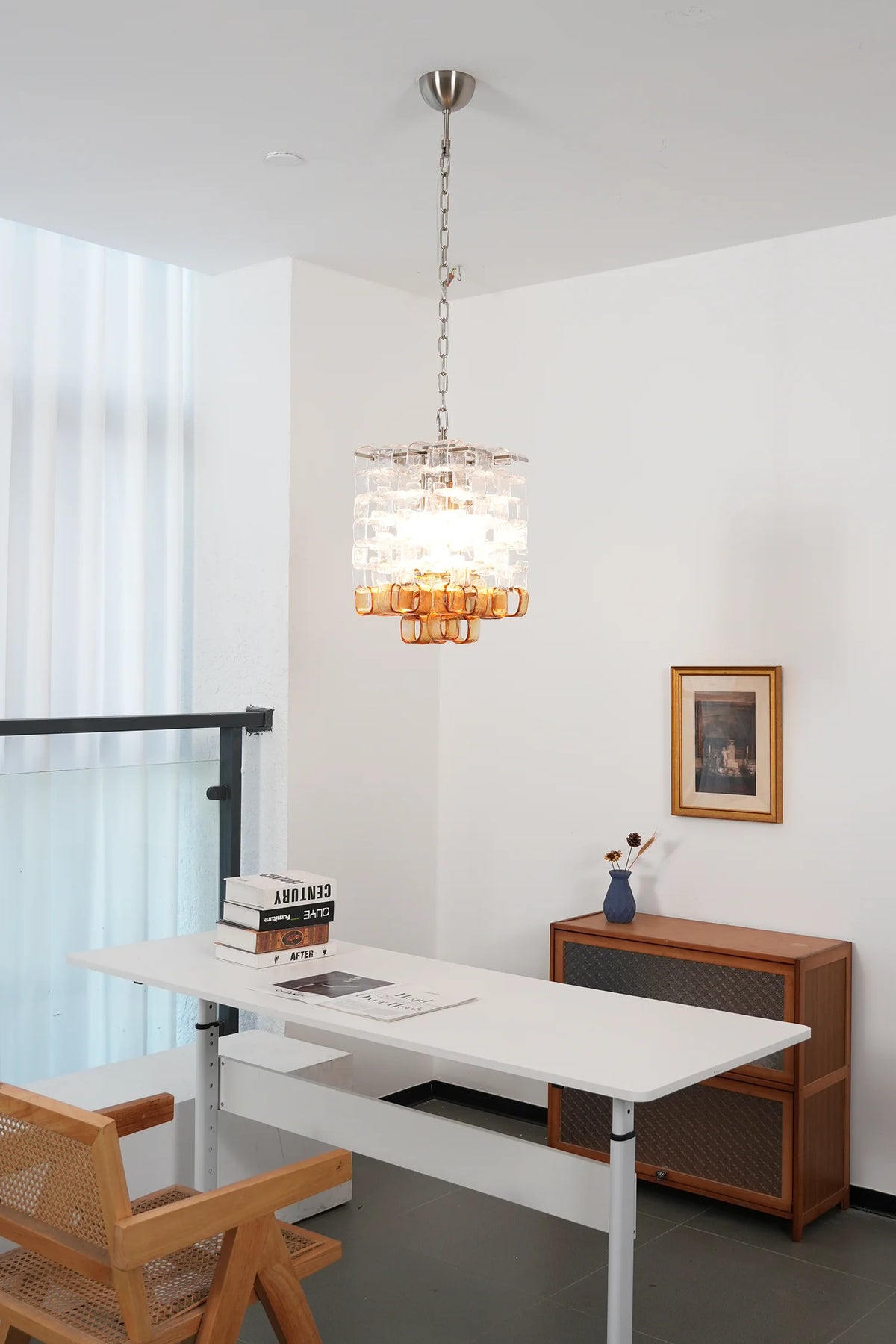 Solene Interlocking Glass Chandelier