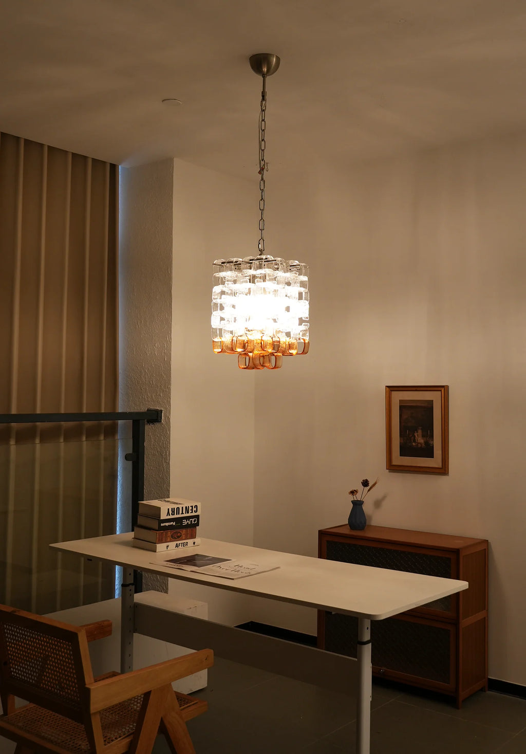 Solene Interlocking Glass Chandelier