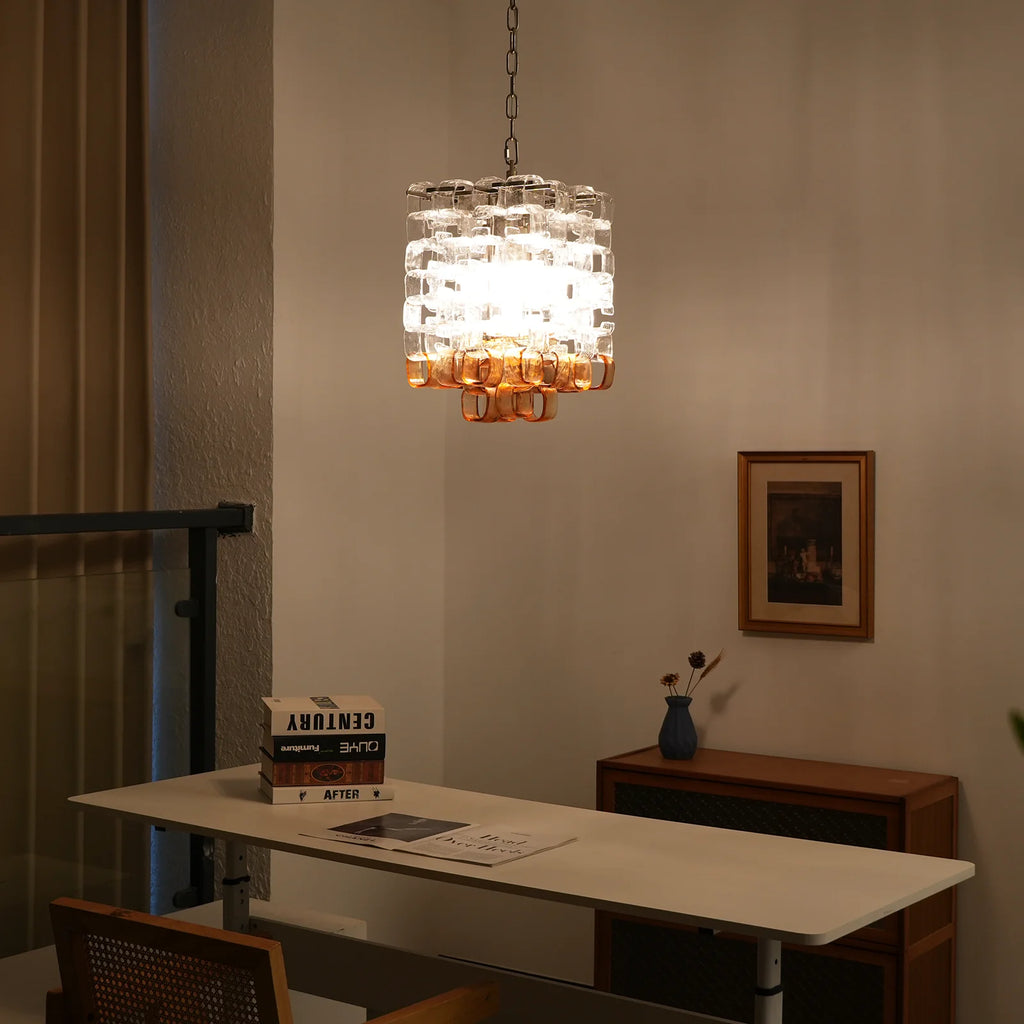 Solene Interlocking Glass Chandelier