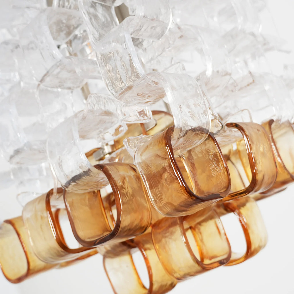 Solene Interlocking Glass Chandelier