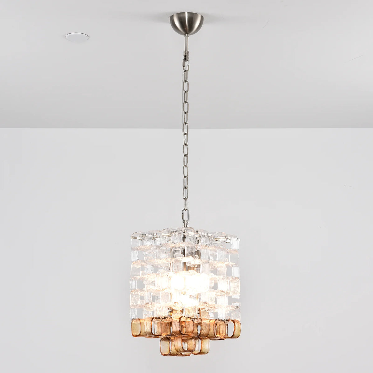Solene Interlocking Glass Chandelier