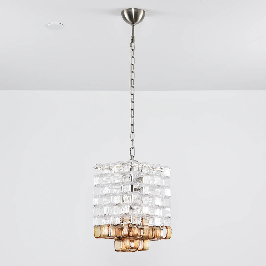 Solene Interlocking Glass Chandelier