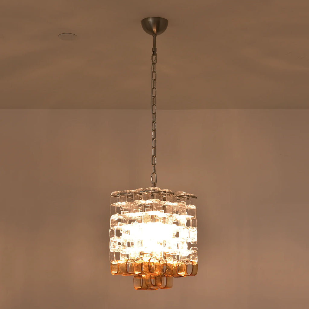 Solene Interlocking Glass Chandelier