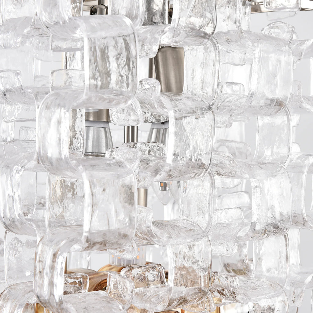 Solene Interlocking Glass Chandelier
